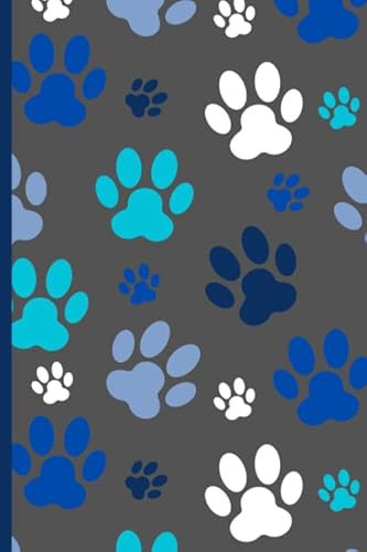 Notes: Password Book Cleverly Disguised With Beautiful Design / Dog Cat Paw Pattern Cover / Discreet Internet Username and Login Logbook / Alphabetical Tabs Large Print