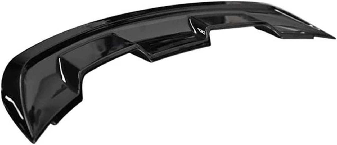 Car Rear Roof Spoiler For Mustang 15-23 Coupe Glossy Black/Carbon GT Style Rear Trunk Wing ABS Rear Trunk Boot(Black)