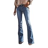 MÁS OCASIONES - Pantalón acampanado con personalidad de moda, ideal para la primavera y el verano. Adecuado para la mayoría de las ocasiones: fiesta, fecha, vacaciones, viajes, compras, etc.