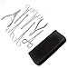 7 Body Piercing Instruments Kit Tools Pennington Forceps W/Case by G.S Online Store
