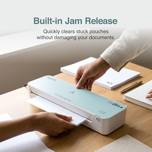 Image of VMS Glide A3 Hot Lamination Machine | 250 Micron Capacity | 270mm /min Fast Laminating Speed | Anti-Jam Release System | 3-5 Minute Warm-Up