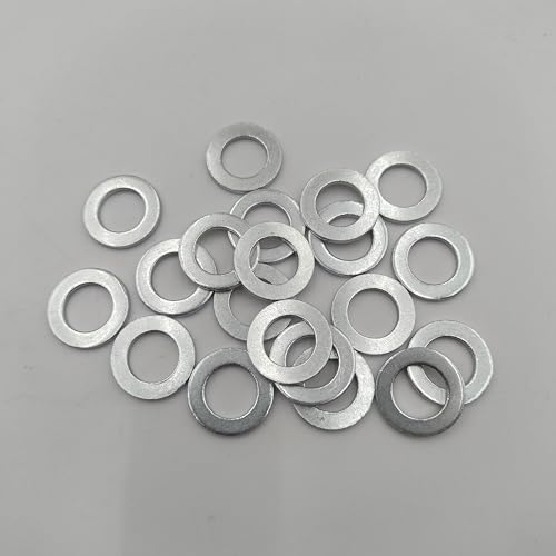 Image of (20pcs) Engine Oil Crush Washers Drain Plug Gaskets 12mm Compatible with Honda Odyssey Accord Civic CRV Acura Mdx TL 94109-12000 9410912000