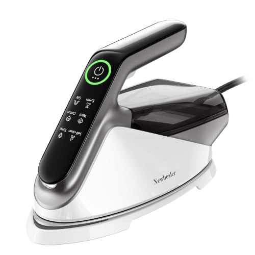 Product Image of the Newbealer Steam Generator Iron, 1500W Turbo Steam for Clothes (WhiteSilver)