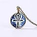 Produktbild Halskette Bild Halskette Ankh Anhänger Chakra Halskette Heilige Geometrie Schmuck Kunst Glas Cabochon Halskette
