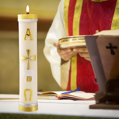 Religious Candles Catholic,Handmade Prayer Candles for Church Devotional Saint Blessed Mexican Gifts,Paschal Candle,Cirios Religiosos Catolicos,Cirio Pascual,Veladoras Mexicanas,Escapularios Catolicos by TALPGOD - Image 6