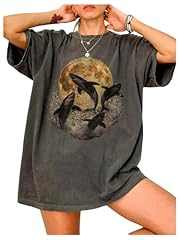 Dark Grey Graphic Print