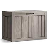 coffre jardin bois leroy merlin DESIGN ÉLÉGANT ASPECT BOIS : Alliez l'esthétique naturelle du bois à la durabilité du plastique ; son fini moderne s'intègre parfaitement à tout décor de balcon, terrasse ou bord de piscine.