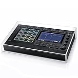 Musiin Audio Workstation Acrylic Protective Cover Compatible with MPC Live 3, Transparent Material, Reserved Wire Groove, Waterproof and Dustproof, Suitable for Home Studio Desktop Protection