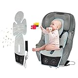 ★[DESIAN UNIVERSAL] El forro de enfriamiento del asiento de automóvil para bebés es adecuado para todo tipo de asientos de seguridad, sillas de comedor, cochecitos de bebé, carritos de paraguas y cestas. Mantenga a su bebé fresco y cómodo en cualquier lugar. Disponible en dos longitudes.