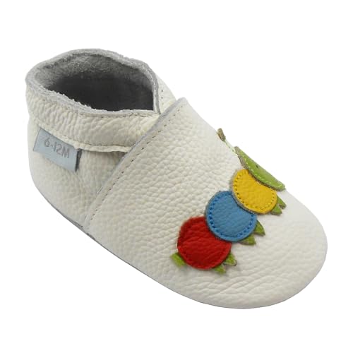 Baby Shoes Leather Moccasins Baby Girls Boys Slippers-Soft Sole Non-Skid Lightweight Infant Toddler First Walking Shoes3
