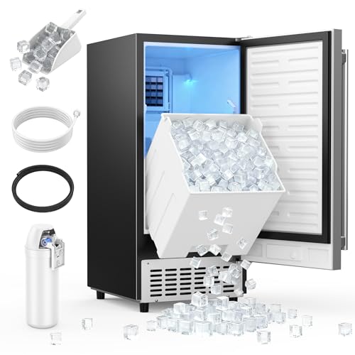 Coolski 15&rsquo;&rsquo;W Under Counter Ice Maker, Commercial Ice Ma