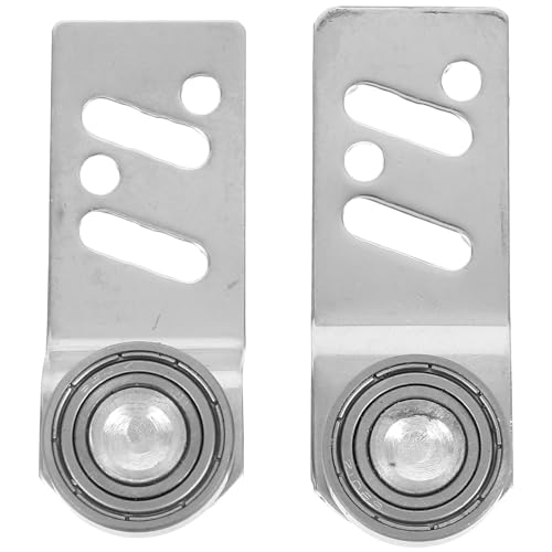 LALAFINA Edelstahl Schiebetür riemenscheibe Achse Kugellager...