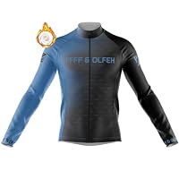 Maglia Termica Da Ciclismo Uomo Invernale: Completino Manica Lunga Antivento Con Tasche E Dettagli Riflettenti