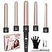Ferro Arricciacapelli 5 in 1, Ondulatore Modellatore con Display LCD e...