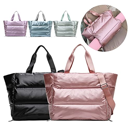 Gym Bags Women Gym Sports Bag Waterproof Yoga Mat Organizer Weekend Travel Duffle Bags for Women Sport Fitness Shoulder Handbag (Color : Light Green) (Light Green)3