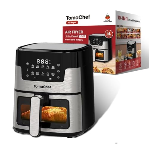 TomaChef 10-in-1 Air Fryer with Visible Window
