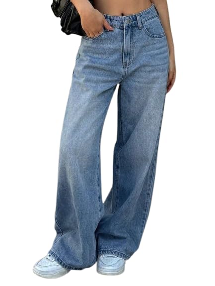 Women Whisker Wash Ice Jeans Fashionable Casual Fit-image-27