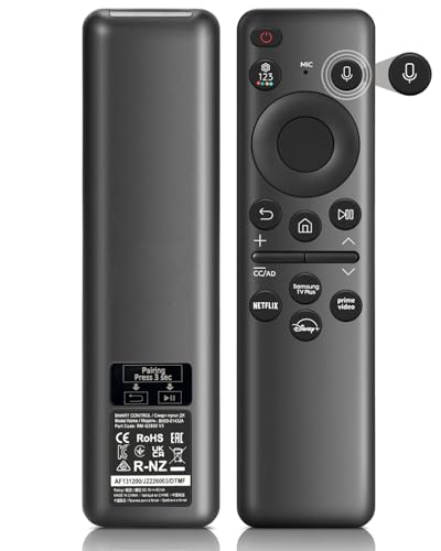 AZMKIMI - Control Remoto por Voz Compatible con Samsung TV Compatible con Samsung TV BN59-01432A Neo QLED 8K HDR Smart TV