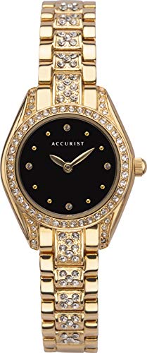 Price comparison product image Accurist 8350 Ladies Gold Classic Stainless Steel Watch