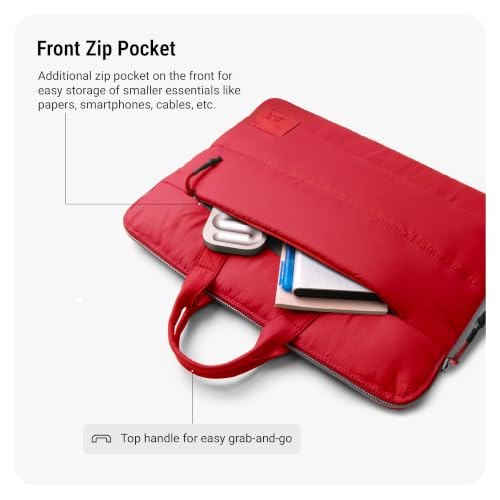 Image of DailyObjects Stria Pro Laptop Bag With Handle| Recycled Durable Polyester | Compatible with Laptop /MacBook Air /Pro Upto 15 Inch| Water Resistant|Padded Compartment with Zip Closure