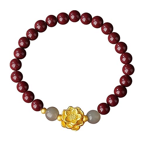 Bracelet corde à main cinabre et sable d'or pour sublimer vos tenues bohèmes d'été