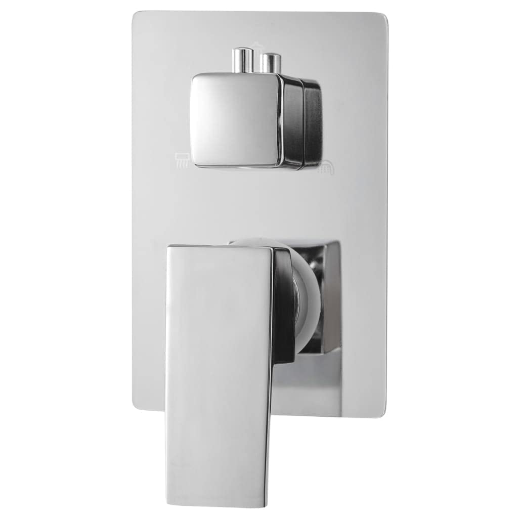 Sistema doccia in acciaio inox 201 argento con soffione quadrato e doccetta, tubo in acciaio inox da 150 cm, ugelli anticalcare, regolabile per montaggio a parete, doccia wellness con pioggia