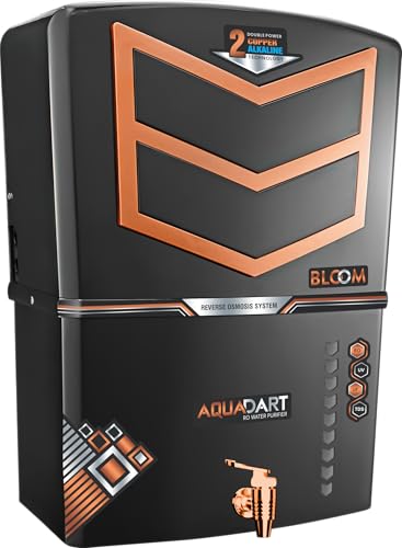 Image of AquaDart Alkaline Copper RO Water Purifier with UV, UF and TDS Controller Fully Automatic Function 12Liter Large Storage Tank, Suitable for all type of water supply and Best For (Home and Office)