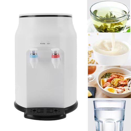 Asixxsix Dispensador de Agua de encimera, eléctrico de Carga de 500 W para Agua Caliente a Temperatura Constante, con Capacidad para Botellas de 1.2 a 5 galones, Ideal para