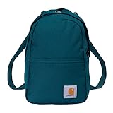 Carhartt Mini Backpack, Everyday Essentials Daypack for Men and Women, Tidal, One Size