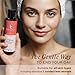 Makeup Remover - USA Made with Natural & Organic Ingredients Face and Eye Make Up Remover, Use with Wipes or Cotton Pads, Gentle Non-Greasy Makeup Remover for Dry, Oily and Sensitive Skin Types