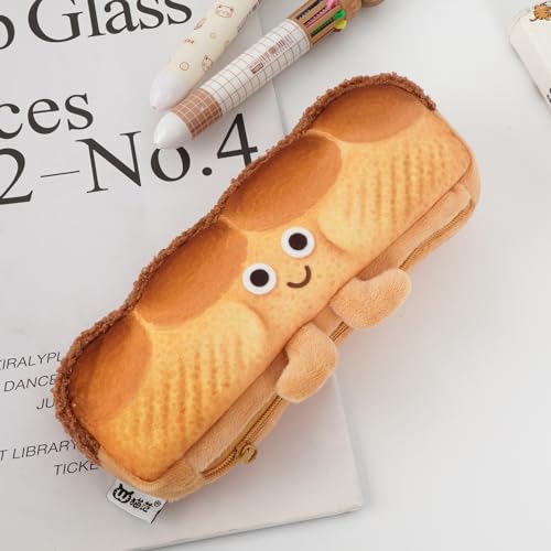 Image of Minache Plush Animal Stationery Pouch Women Cute Dog /Dinosaur Plush Pencil Case Ladies Cosmetic Bag (8238+Style 2), bd-06484AD