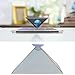 YWILLINK 3D Hologram Pyramid Display Projector Video Stand Portable for Smart Mobile Phone
