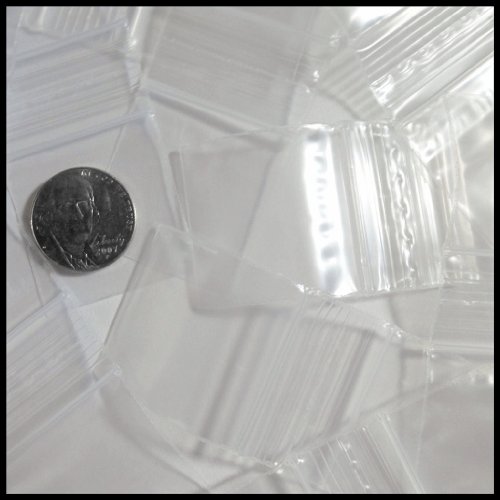 Small Mini Ziplock 100 125125 Color Colored Bags You Choose Color 1.25