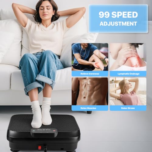 Máquina de Plataforma Vibratoria Elefor Modelo TA-018-10 para Fitness y Pérdida de Peso miniatura 3