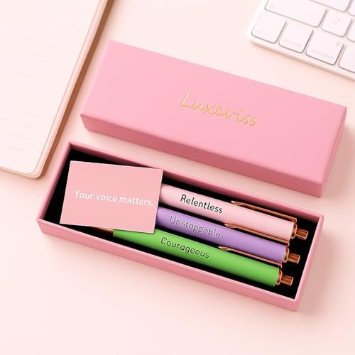 3 Pcs Inspirational Pens Quotes Ballpoint Pen with Stylus Tip Gifts for School Coworkers Office Supplies Black Ink