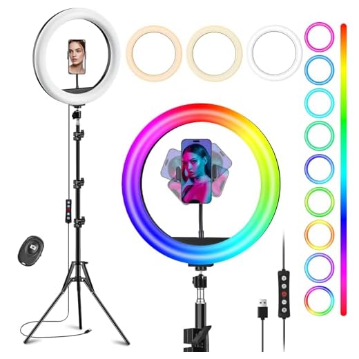 Vlogging 12'' Ring Light with Stand