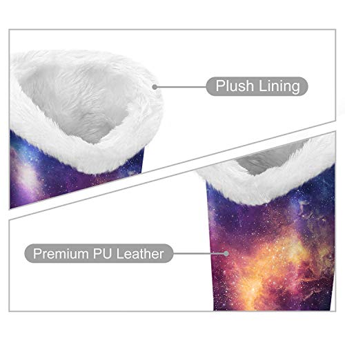 FINTIE Plush Lined Eyeglasses Holder, Glasses Stand Case, Anti-scratch Glasses Storage Organizer for Desk, Nightstand, Office, Galaxy