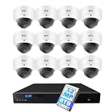 GW Security 16 Channel NVR 12MP Face Recognition PoE Security Camera System