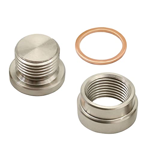 Secosautoparts 12Mm Steel Bung & Steel Plug+Washer Kit Transmission Sump Drain Plug (Weld In) #TOP5