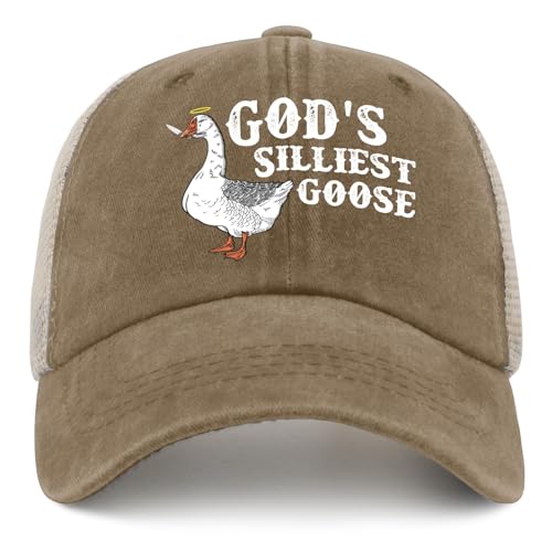 Image of Funny Silly Goose Hat Silly Goosee On The Loose Hat for Women Dad Hats Funny Hats