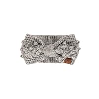 Winter CC Confetti Fleece Lined Knit Headband - Chunky Cable Knit, One Size, Ginger Brown - View #5