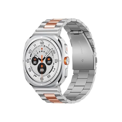 �ɓK������Samsung Galaxy Watch Ultra 47mm�ɓK�����郁�^���X�g���b�v(A-Q,For Watch8 40 44 Classic)