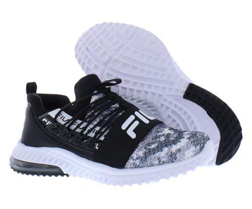 Fila Fantastiq 2 Winter Camo Boys Shoes Size 12.5, Color: Black/White2