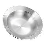 Bol mélangeur en acier inoxydable - ce type d'assiette convient à de nombreux aliments, sa conception élargie vous accompagne à chaque étape où vous avez besoin de plus de nourriture, et peut également contenir des noix, de la viande de bœuf, des sushis ou d'autres collations, bol mélangeur en acier inoxydable