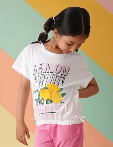 Image of Amazon Brand - Symbol Girl's Graphic Relaxed Fit T-Shirt