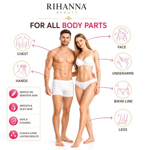 RIHANNA BEAUTY Lavender Brazilian Hard Wax Beans 75g - Image 4