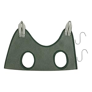 Gazechimp Cat Grooming Hammock Restraint Towel Bag Scratch Proof Hanging Dog Puppy for Bathing Nail Clip Trimming Pets Supplies, Large Green