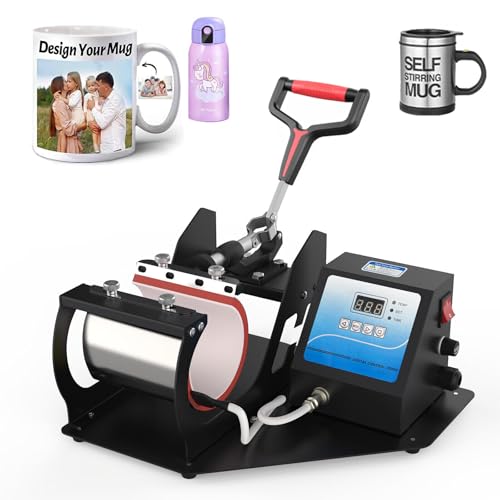 Oppsbuy 11oz Mug Heat Press Machine Hot Transfer Sublimation Digital Pressing Printer Maker for DIY Cup