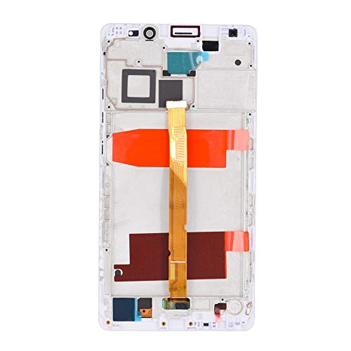 Image of Pre Install LCD Display Touch Digitizer Screen Assembly for Huawei Mate 8 Huawei Ascend Mate8(White)[Frame Included]