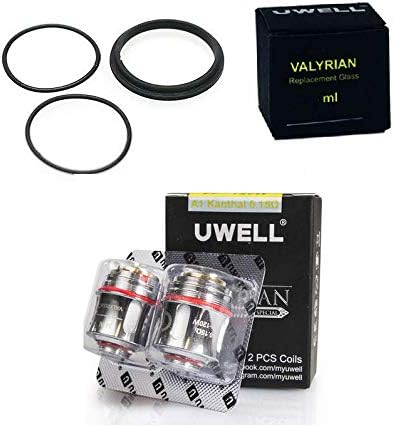 Uwell Valyrian 0.15ohm Coils (2-Pack) / Seals/Replacement Glass Bundle